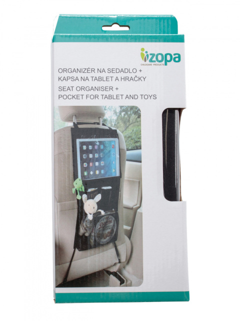 Organizer na fotel+kieszeń na tablet i zabawki Organizer na fotel+kieszeń na tablet i zabawki
