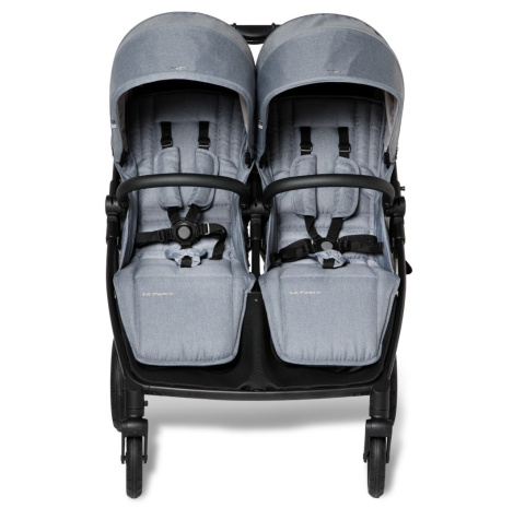 M.Twin x Wózek Bliźniaczy Mast Swiss Design – Glacier Lake, Koła HP, Regulowana Rączka M.Twin x Wózek Bliźniaczy Mast Swiss Design – Glacier Lake, Koła HP, Regulowana Rączka