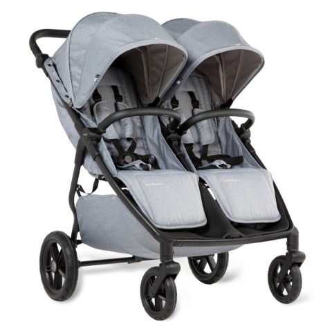 M.Twin x Wózek Bliźniaczy Mast Swiss Design – Glacier Lake, Koła Light, Regulowana Rączka M.Twin x Wózek Bliźniaczy Mast Swiss Design – Glacier Lake, Koła Light, Regulowana Rączka