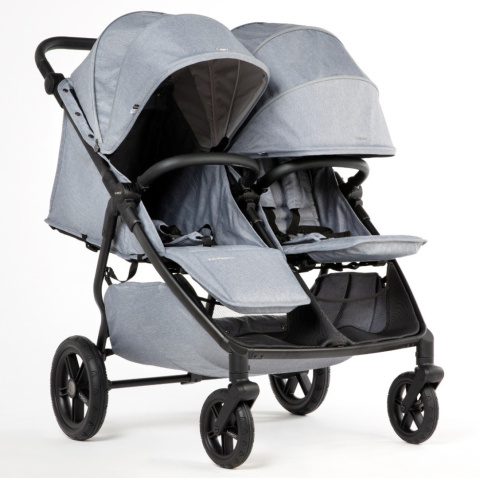 M.Twin x Wózek Bliźniaczy Mast Swiss Design – Glacier Lake, Koła Light, Regulowana Rączka M.Twin x Wózek Bliźniaczy Mast Swiss Design – Glacier Lake, Koła Light, Regulowana Rączka