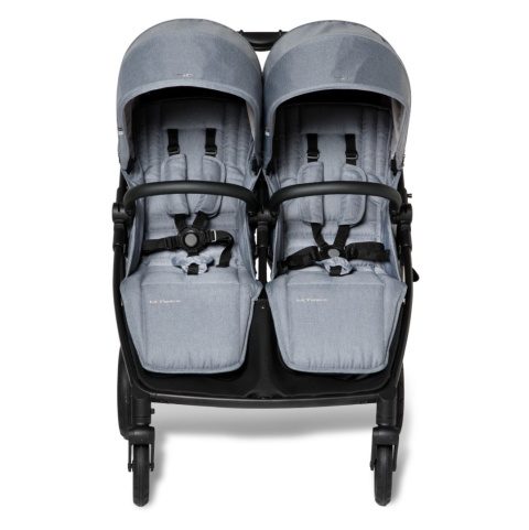 M.Twin x Wózek Bliźniaczy Mast Swiss Design – Glacier Lake, Koła Light, Regulowana Rączka M.Twin x Wózek Bliźniaczy Mast Swiss Design – Glacier Lake, Koła Light, Regulowana Rączka