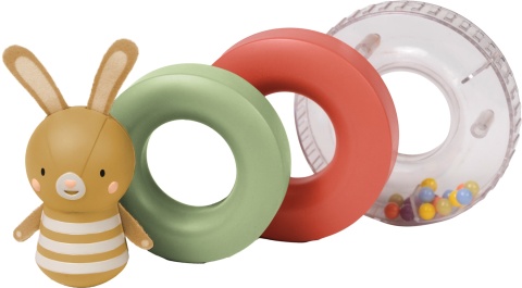 Taf Toys Kolorowa Ciężarówka z Króliczkiem 2w1 Taf Toys Kolorowa Ciężarówka z Króliczkiem 2w1