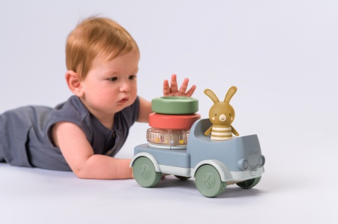 Taf Toys Kolorowa Ciężarówka z Króliczkiem 2w1 Taf Toys Kolorowa Ciężarówka z Króliczkiem 2w1