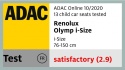 Fotelik Samochodowy Renolux Olymp 9-36 kg Quartz Softness® R129 i-Size (76-150 cm)