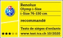 Fotelik Samochodowy Renolux Olymp 9-36 kg Quartz Softness® R129 i-Size (76-150 cm)