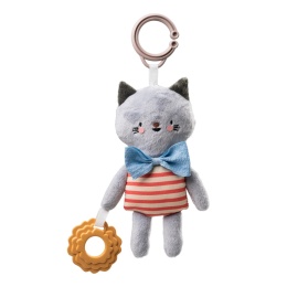 Taf Toys Przytulanka i Gryzak Clara – sensoryczny kotek dla niemowląt od 0 m+
