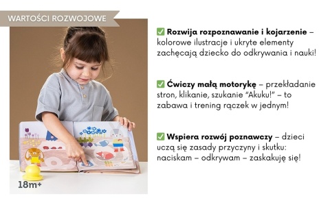 Taf Toys Magiczna Książeczka Wodna A KUKU z Pieczątką Taf Toys Magiczna Książeczka Wodna A KUKU z Pieczątką
