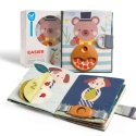 Taf Toys Fantasy Busy Book – Książeczka edukacyjna Przeciwieństwa 18m+ z zamkami, klamerkami i zabawami sensorycznymi