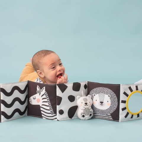 Taf Toys Książeczka Kontrastowa Sensoryczna Czarno-biała – Savannah z Lwiątkiem Libby Taf Toys Książeczka Kontrastowa Sensoryczna Czarno-biała – Savannah z Lwiątkiem Libby