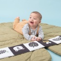 Taf Toys Książeczka Kontrastowa Sensoryczna Czarno-biała – Savannah z Lwiątkiem Libby