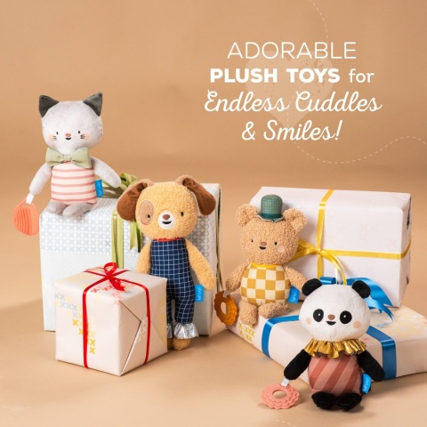 Taf Toys Pluszowa Panda Pamela – miękka przytulanka z gryzakiem dla niemowląt Taf Toys Pluszowa Panda Pamela – miękka przytulanka z gryzakiem dla niemowląt