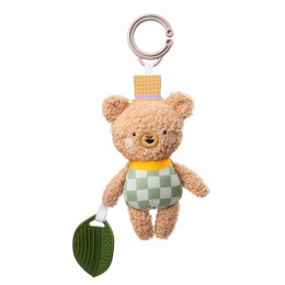 Taf Toys Miś Brendon – przytulanka sensoryczna z liściem–gryzakiem dla niemowląt