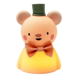 Taf Toys Lampka Nocna Mały Miś – silikonowa, łagodna lampka dla niemowląt