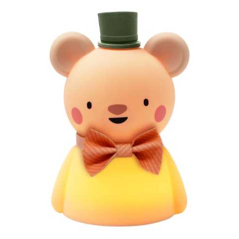 Taf Toys Lampka Nocna Mały Miś – silikonowa, łagodna lampka dla niemowląt Taf Toys Lampka Nocna Mały Miś – silikonowa, łagodna lampka dla niemowląt