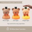 Taf Toys Lampka Nocna Mały Miś – silikonowa, łagodna lampka dla niemowląt