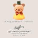 Taf Toys Lampka Nocna Mały Miś – silikonowa, łagodna lampka dla niemowląt