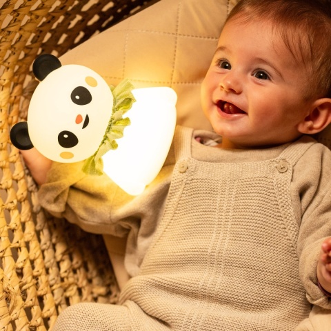 Taf Toys Lampka Nocna Little Panda – silikonowa, łagodna lampka dla niemowląt Taf Toys Lampka Nocna Little Panda – silikonowa, łagodna lampka dla niemowląt