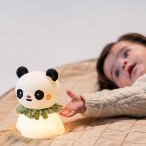 Taf Toys Lampka Nocna Little Panda – silikonowa, łagodna lampka dla niemowląt Taf Toys Lampka Nocna Little Panda – silikonowa, łagodna lampka dla niemowląt