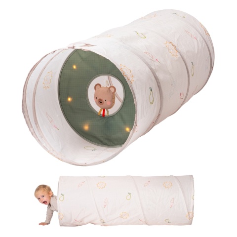 Taf Toys Świecący Tunel Glow & Go z Misiem – sensoryczna zabawka do raczkowania i leżenia na brzuszku od 6 mc Taf Toys Świecący Tunel Glow & Go z Misiem – sensoryczna zabawka do raczkowania i leżenia na brzuszku od 6 mc