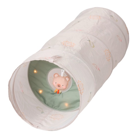 Taf Toys Świecący Tunel Glow & Go z Misiem – sensoryczna zabawka do raczkowania i leżenia na brzuszku od 6 mc Taf Toys Świecący Tunel Glow & Go z Misiem – sensoryczna zabawka do raczkowania i leżenia na brzuszku od 6 mc