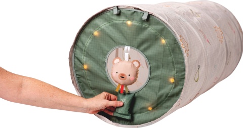 Taf Toys Świecący Tunel Glow & Go z Misiem – sensoryczna zabawka do raczkowania i leżenia na brzuszku od 6 mc Taf Toys Świecący Tunel Glow & Go z Misiem – sensoryczna zabawka do raczkowania i leżenia na brzuszku od 6 mc