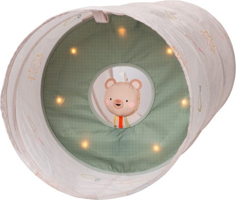 Taf Toys Świecący Tunel Glow & Go z Misiem – sensoryczna zabawka do raczkowania i leżenia na brzuszku od 6 mc Taf Toys Świecący Tunel Glow & Go z Misiem – sensoryczna zabawka do raczkowania i leżenia na brzuszku od 6 mc