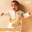 Taf Toys Pluszowy Miś Brendon – miękka przytulanka z gryzakiem dla niemowląt