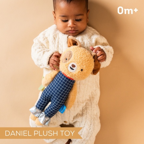 Taf Toys Pluszowy Pies Daniel – miękka przytulanka z gryzakiem dla niemowląt Taf Toys Pluszowy Pies Daniel – miękka przytulanka z gryzakiem dla niemowląt