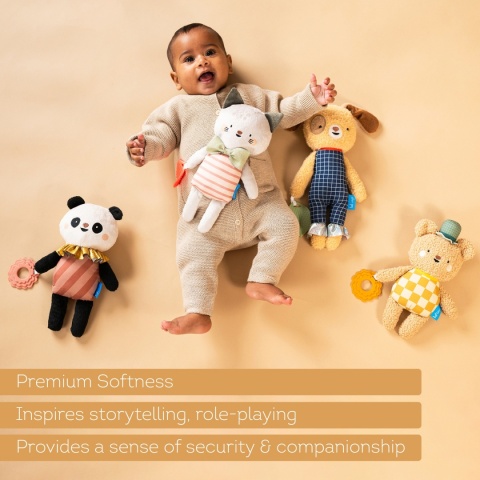 Taf Toys Pluszowy Pies Daniel – miękka przytulanka z gryzakiem dla niemowląt Taf Toys Pluszowy Pies Daniel – miękka przytulanka z gryzakiem dla niemowląt