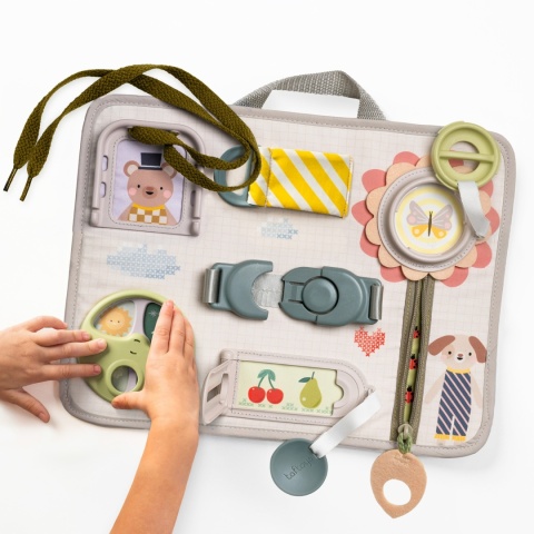 Taf Toys Tablica Edukacyjna – Zabawa A KUKU i trening rączek Taf Toys Tablica Edukacyjna – Zabawa A KUKU i trening rączek