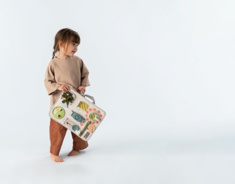 Taf Toys Tablica Edukacyjna – Zabawa A KUKU i trening rączek Taf Toys Tablica Edukacyjna – Zabawa A KUKU i trening rączek