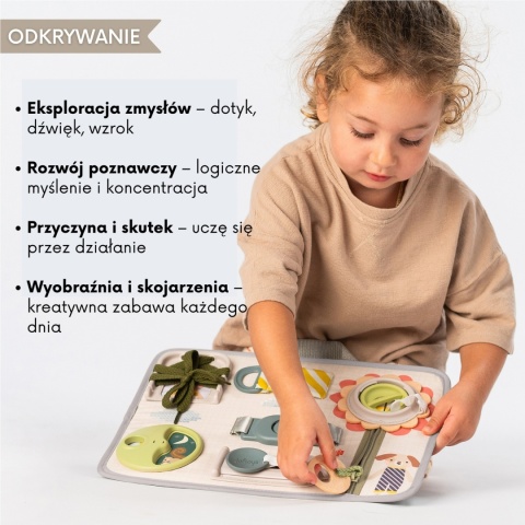 Taf Toys Tablica Edukacyjna – Zabawa A KUKU i trening rączek Taf Toys Tablica Edukacyjna – Zabawa A KUKU i trening rączek