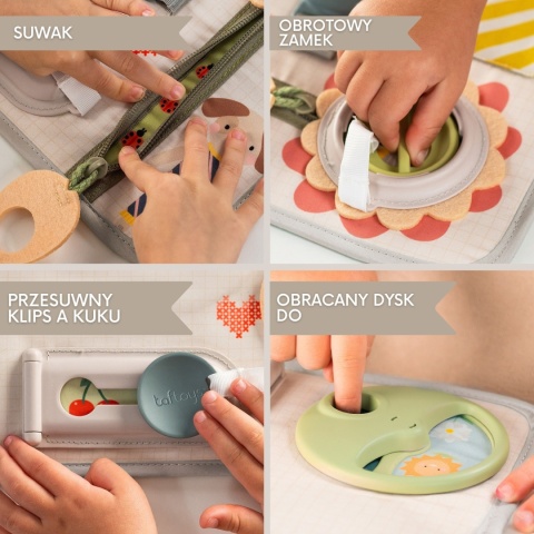 Taf Toys Tablica Edukacyjna – Zabawa A KUKU i trening rączek Taf Toys Tablica Edukacyjna – Zabawa A KUKU i trening rączek