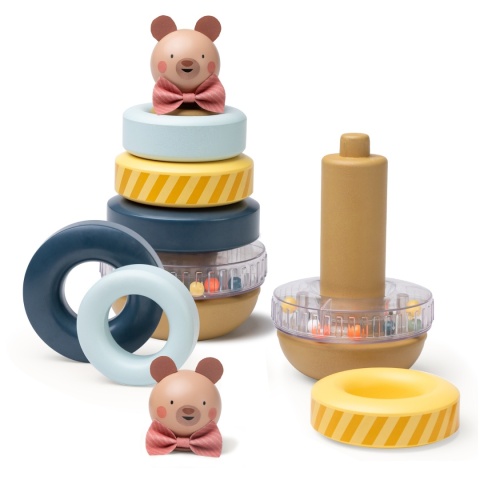Taf Toys Wieża Sensoryczna – Miś do Układania Taf Toys Wieża Sensoryczna – Miś do Układania