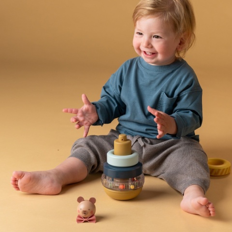 Taf Toys Wieża Sensoryczna – Miś do Układania Taf Toys Wieża Sensoryczna – Miś do Układania