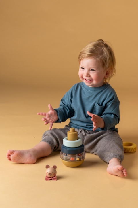 Taf Toys Wieża Sensoryczna – Miś do Układania Taf Toys Wieża Sensoryczna – Miś do Układania