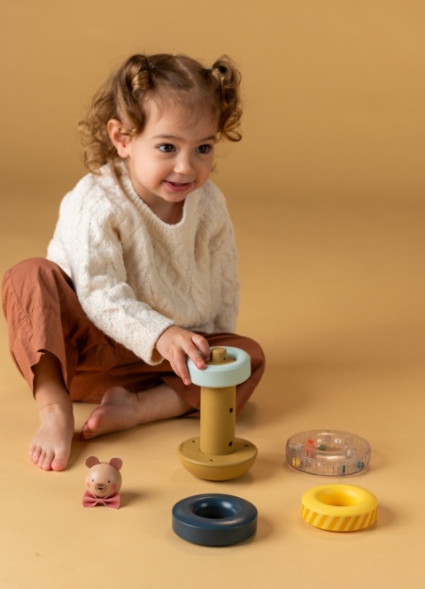 Taf Toys Wieża Sensoryczna – Miś do Układania Taf Toys Wieża Sensoryczna – Miś do Układania