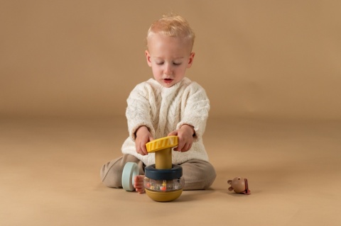 Taf Toys Wieża Sensoryczna – Miś do Układania Taf Toys Wieża Sensoryczna – Miś do Układania