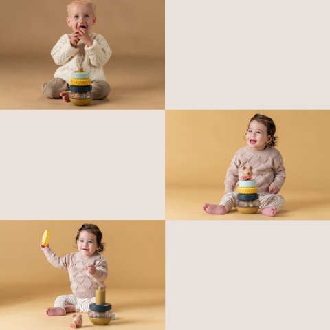 Taf Toys Wieża Sensoryczna – Miś do Układania Taf Toys Wieża Sensoryczna – Miś do Układania