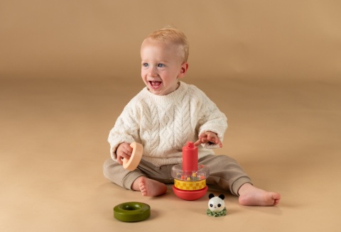 Taf Toys Wieża Sensoryczna – Panda do Układania Taf Toys Wieża Sensoryczna – Panda do Układania