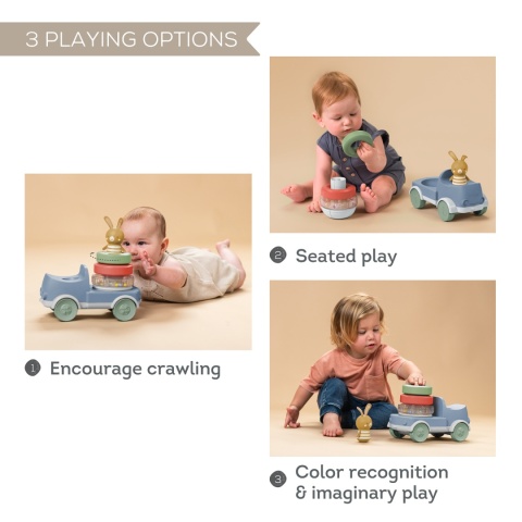 Taf Toys Kolorowa Ciężarówka z Króliczkiem 2w1 Taf Toys Kolorowa Ciężarówka z Króliczkiem 2w1