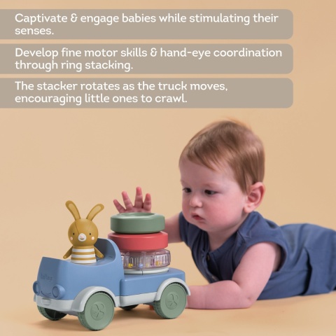 Taf Toys Kolorowa Ciężarówka z Króliczkiem 2w1 Taf Toys Kolorowa Ciężarówka z Króliczkiem 2w1