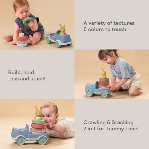 Taf Toys Kolorowa Ciężarówka z Króliczkiem 2w1 Taf Toys Kolorowa Ciężarówka z Króliczkiem 2w1
