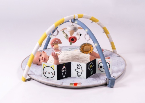 Taf Toys Mata Edukacyjna z Melodią i Światełkami – Melody Bloom Gym Taf Toys Mata Edukacyjna z Melodią i Światełkami – Melody Bloom Gym
