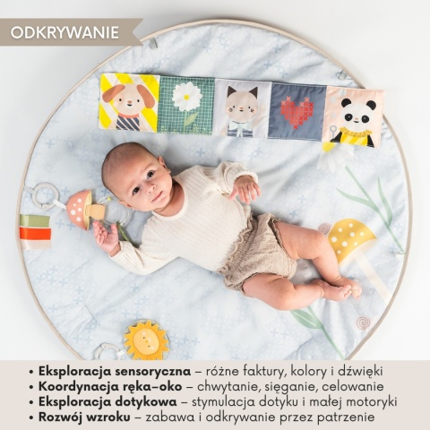 Taf Toys Mata Edukacyjna z Melodią i Światełkami – Melody Bloom Gym Taf Toys Mata Edukacyjna z Melodią i Światełkami – Melody Bloom Gym