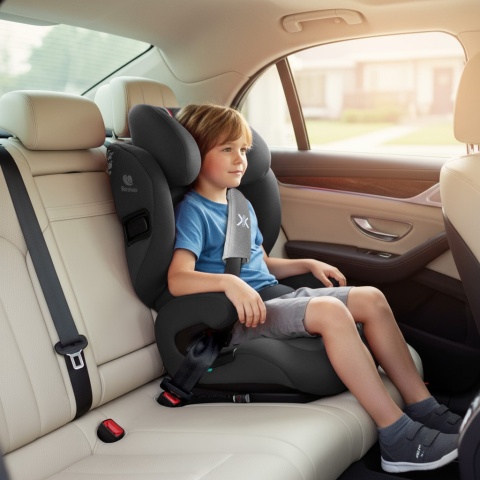 ELISEO Carbon Renolux – Premium fotelik samochodowy Isofix R129 i-Size 100–150 cm z funkcją odchylenia