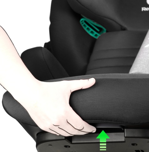 ELISEO Carbon Renolux – Premium fotelik samochodowy Isofix R129 i-Size 100–150 cm z funkcją odchylenia