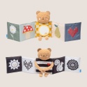 Dwustronna Książeczka Sensoryczna z Misiem Przytulny Miś Taf Toys
