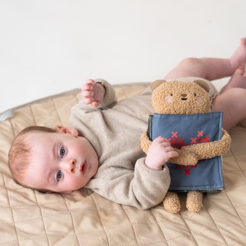 Dwustronna Książeczka Sensoryczna z Misiem Przytulny Miś Taf Toys