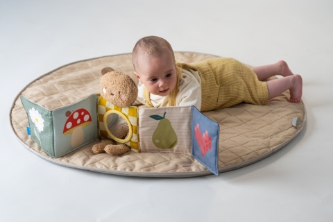 Dwustronna Książeczka Sensoryczna z Misiem Przytulny Miś Taf Toys